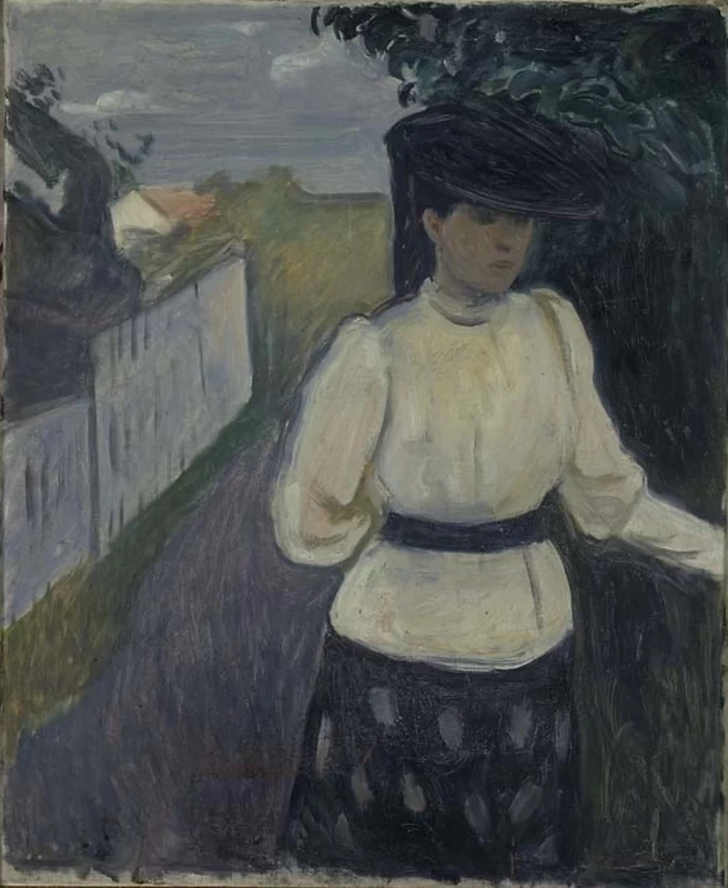 Inger in camicetta bianca - 1891